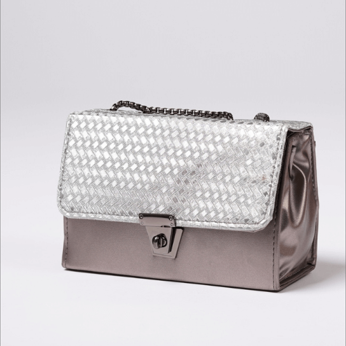 Silver Signature Styles HandBag