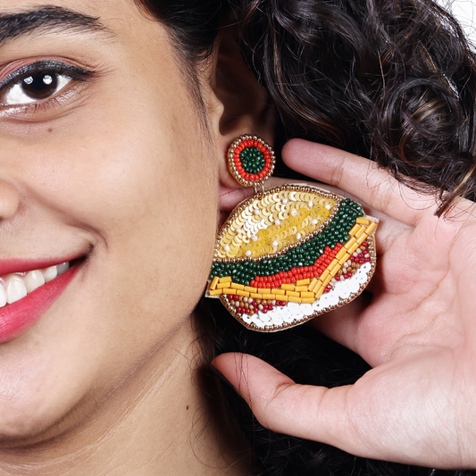 Cheeseburger Pop Drops – Mustard/Multicolour | RIAS