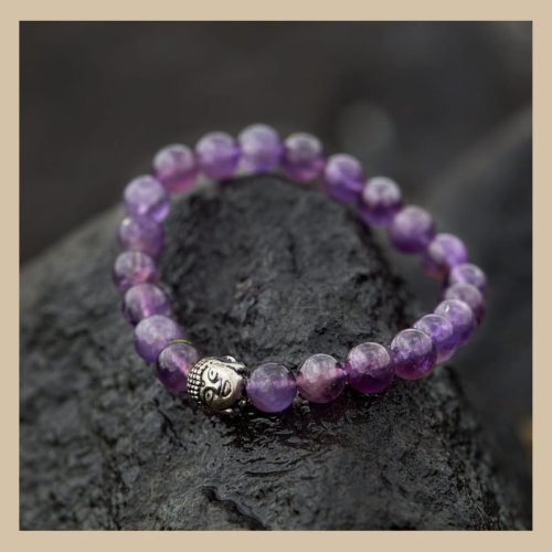 Moon-Charged RIAS Tranquil – Amethyst Bracelet for Intuition & Inner Peace