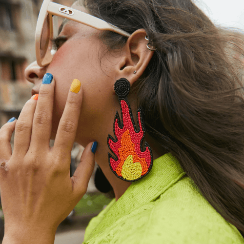 Flame Emoji Pop Drops – Red/Orange/Yellow | RIAS