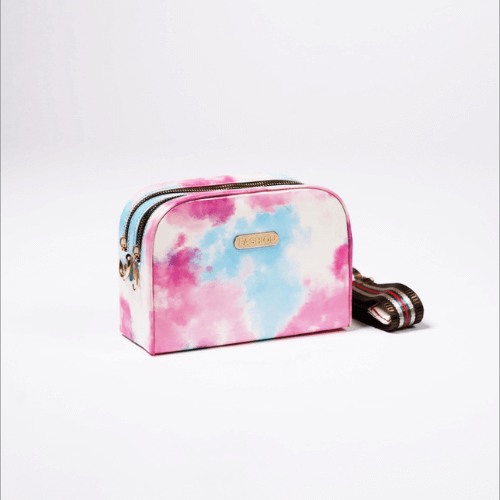 ColorBurst Crossbody blue pink bag