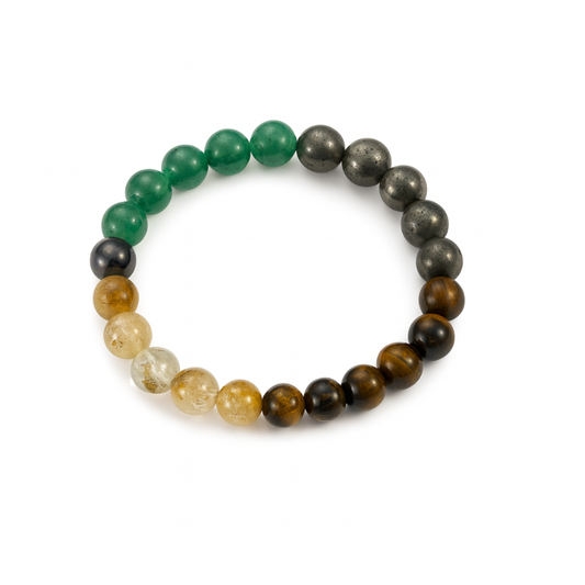 wealth magnet natural stone bracelet for success and abundance