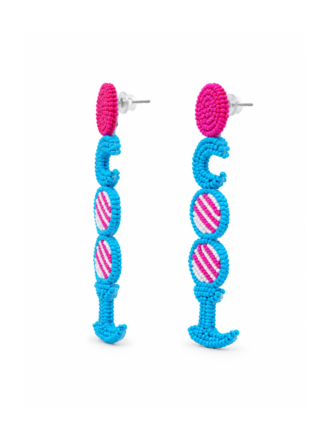 Cocktail Pop Beaded Earrings