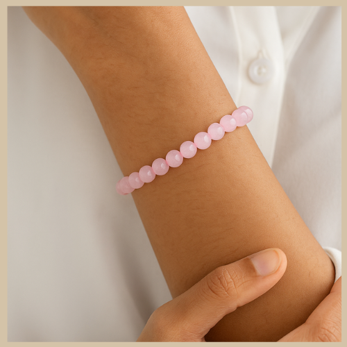 RIAS Bloom – Rose Quartz Bracelet of Self-Love & Healing