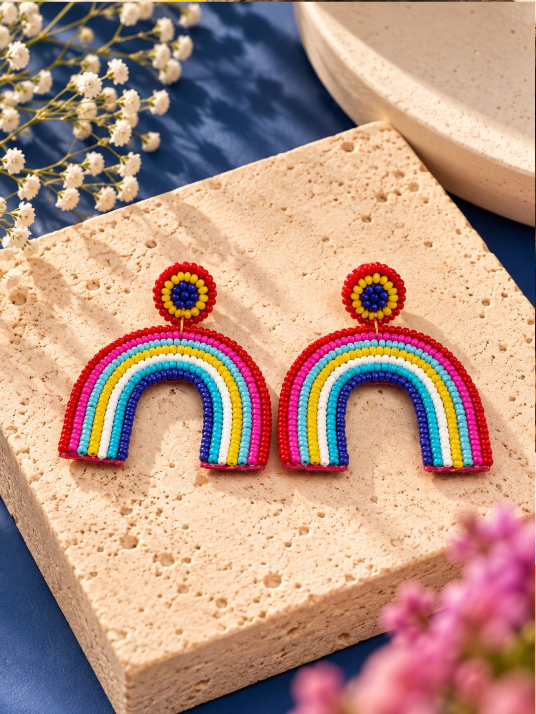 Color Pop Rainbow Arch Earrings