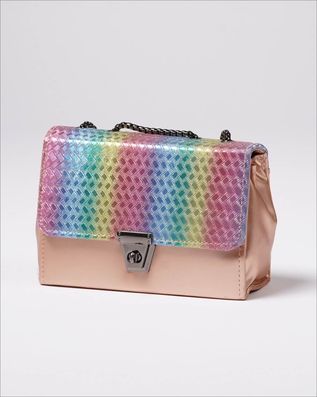 Elegance Metallic Signature Styles HandBag