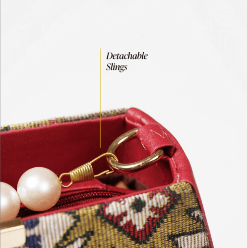 Designer Pearl Accent Bag