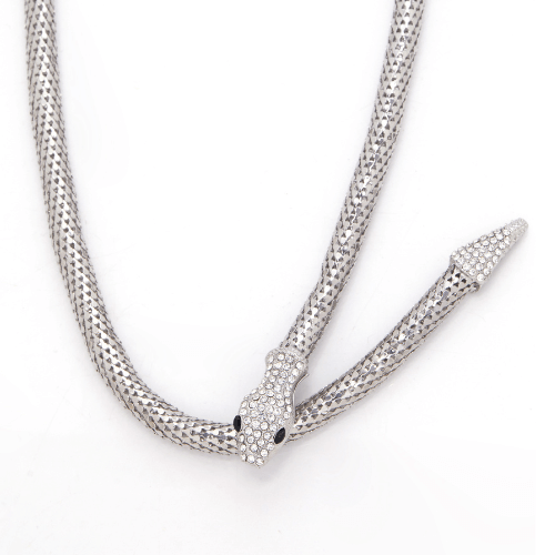 The Serpent Embrace Necklace – Power, Mystery & Glamour