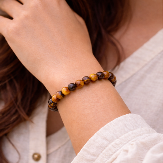 RIAS Valor – Tiger Eye Bracelet for Courage & Grounded Power