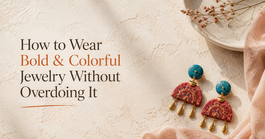 How to Wear Bold & Colorful Jewelry Without Overdoing It