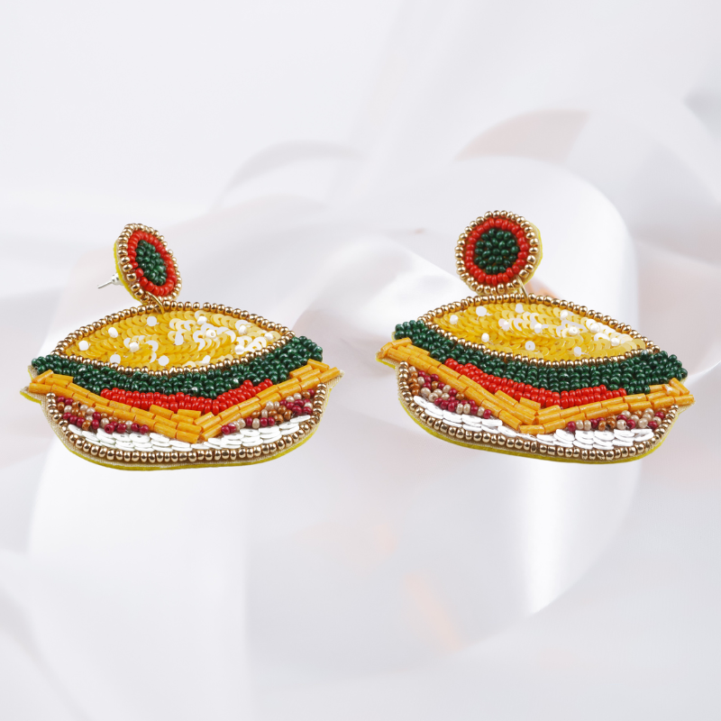 Cheeseburger Pop Drops – Mustard/Multicolour | RIAS