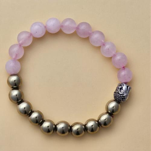 Sacred Softness – Rose Quartz & Golden Hematite