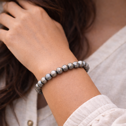RIAS – Raw Pyrite Bracelet for Wealth & Willpower