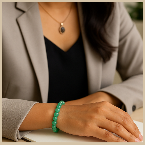 RIAS Flow – Green Aventurine Bracelet for Luck & Heart Growth