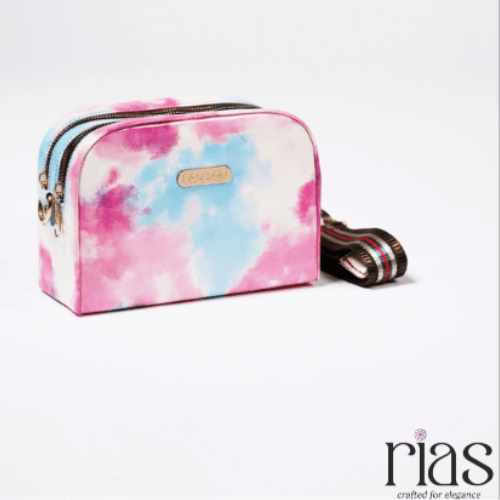 ColorBurst Crossbody blue pink bag