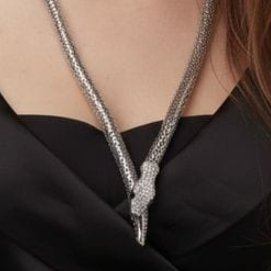 The Serpent Embrace Necklace – Power, Mystery & Glamour