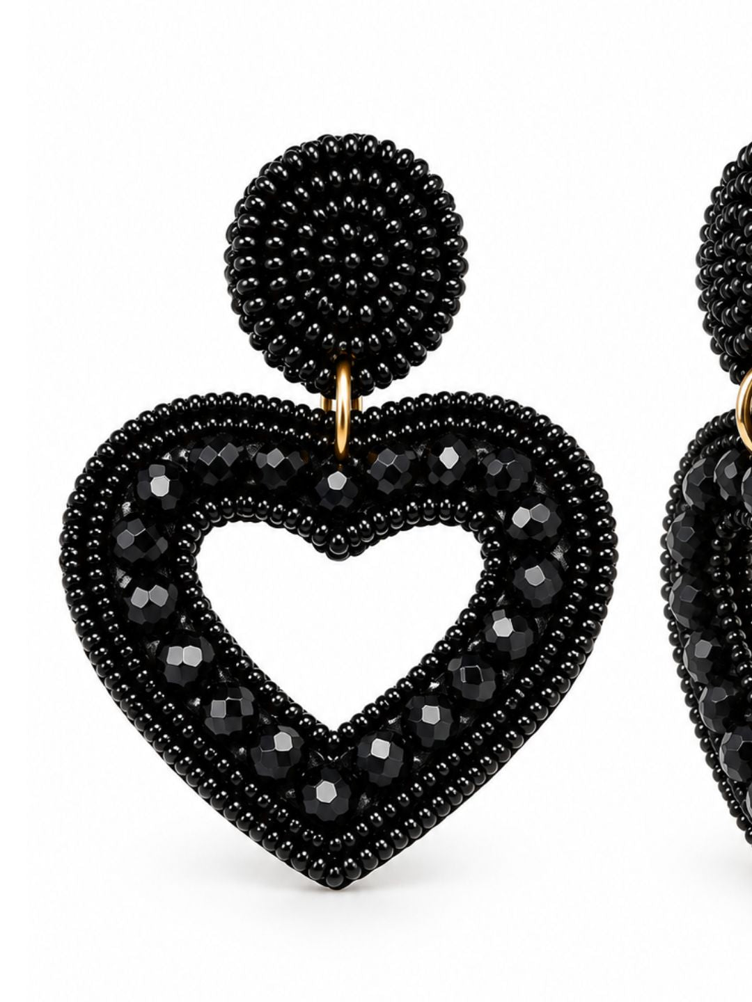Color Pop Midnight Heart Earrings