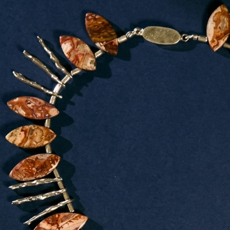 Heavy-duty 925 Sterling Silver signature clasp, hallmarked for purity, ensuring a secure fit for this statement piece.