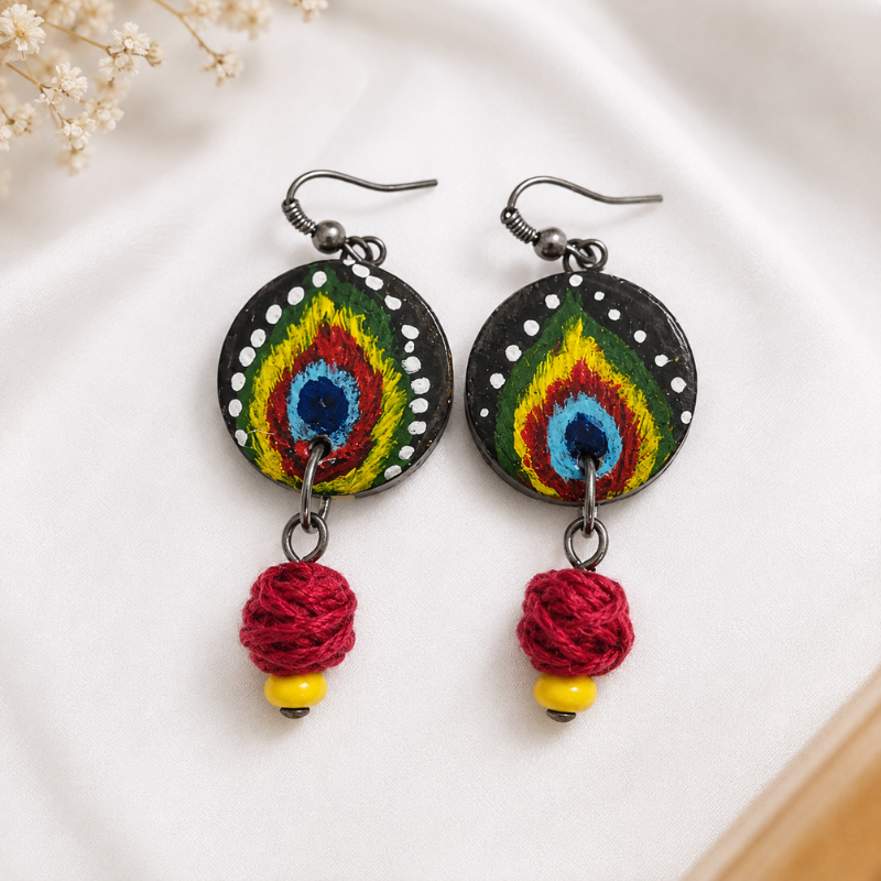 Mayura Jhumka Earrings