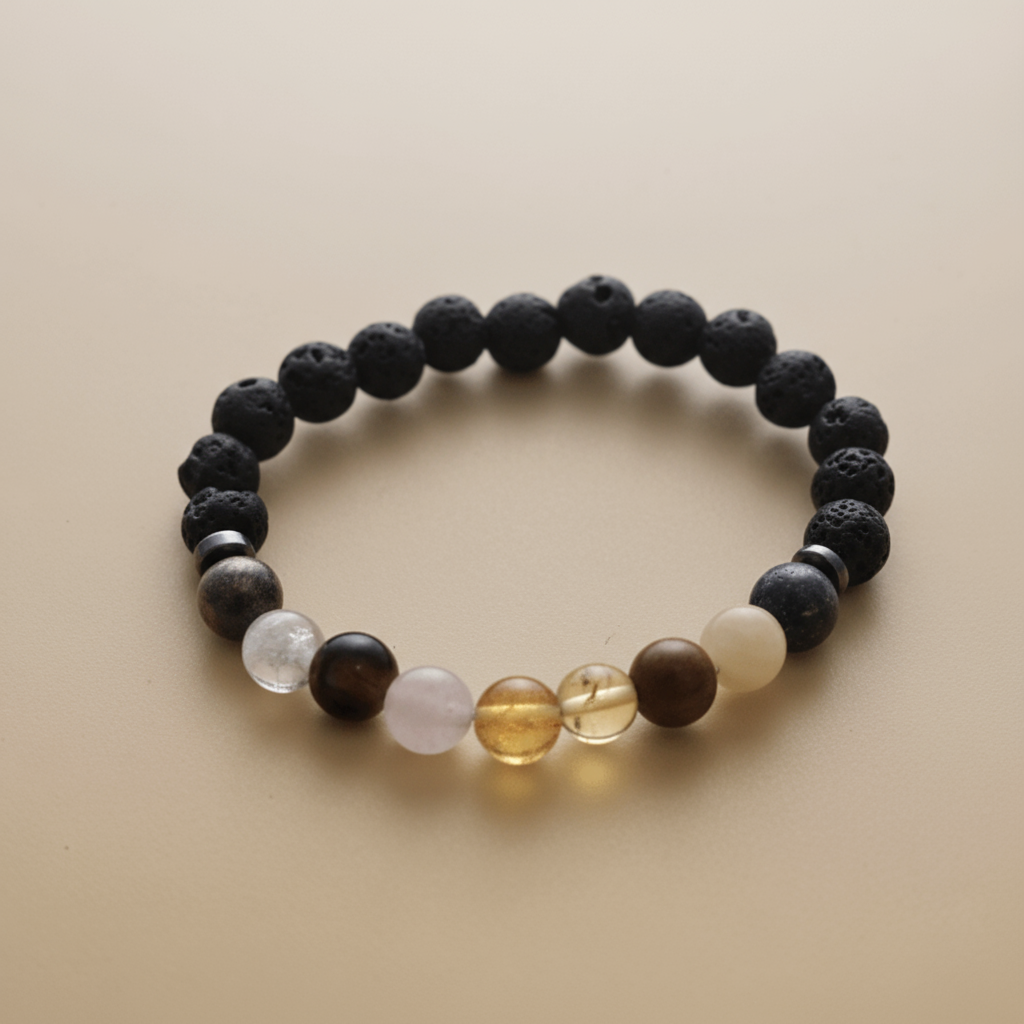 Navgrah Healing Bracelet with Lava Beads – Spiritual Energy Jewelry