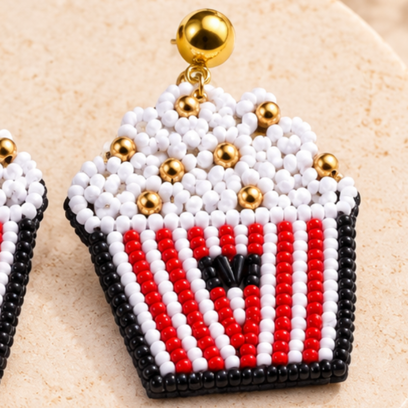 Color Pop Popcorn Earrings