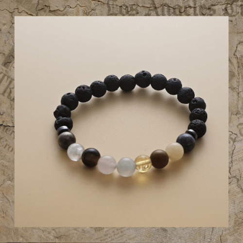 Navgrah Healing Bracelet with Lava Beads – Spiritual Energy Jewelry