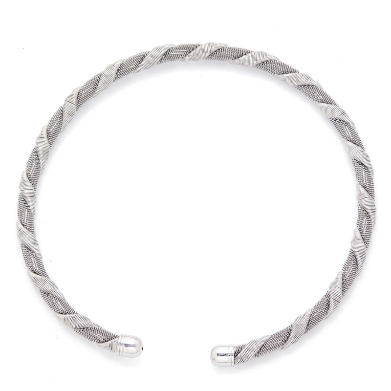 Radiant Mesh Choker Necklace