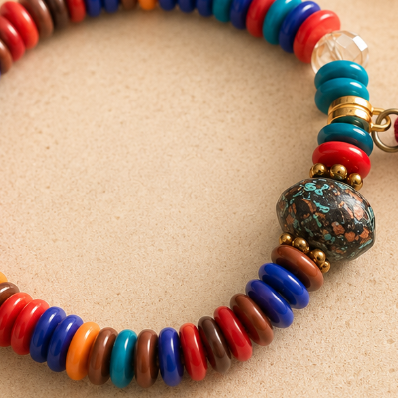 Color Pop Boho Tassel Bracelet