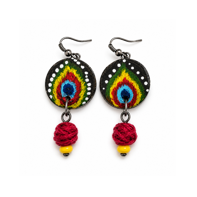 Mayura Jhumka Earrings