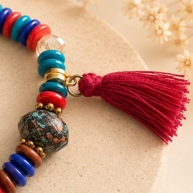 Color Pop Boho Tassel Bracelet