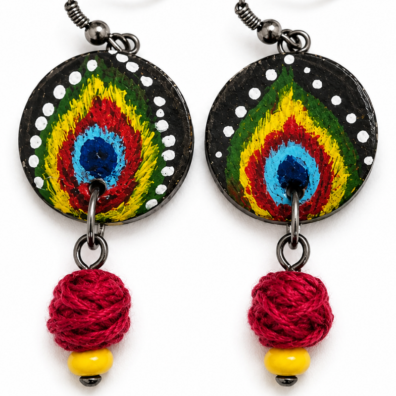 Mayura Jhumka Earrings