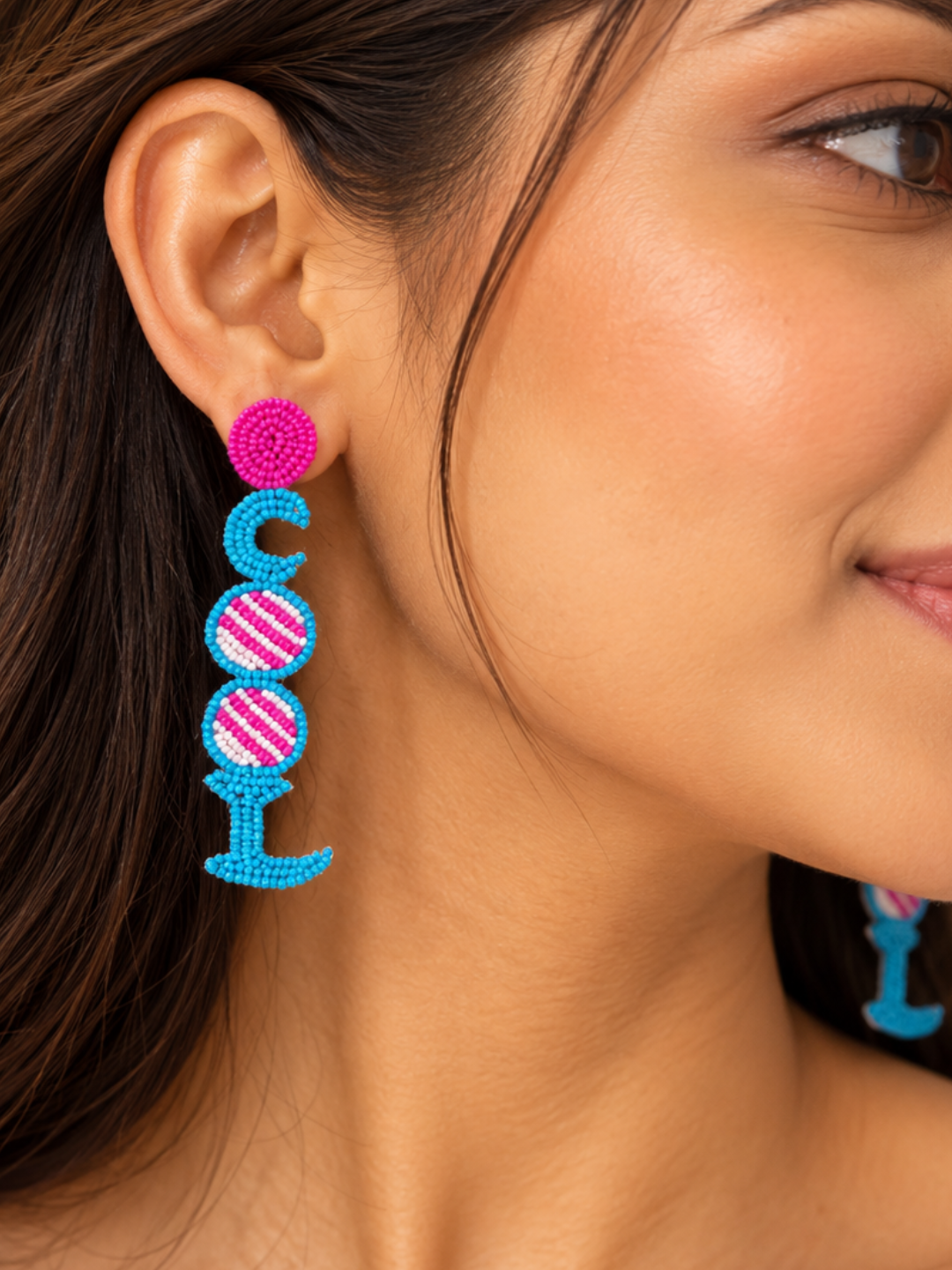 Cocktail Pop Beaded Earrings