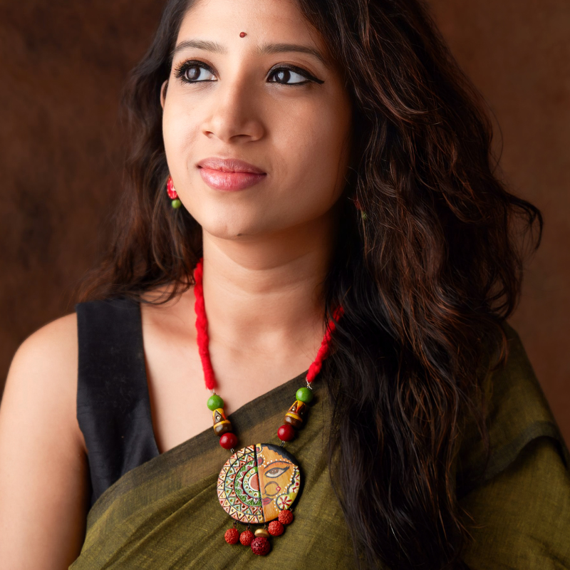 Devi ‘Ishani’ - Handcrafted Terracotta  Necklace Set