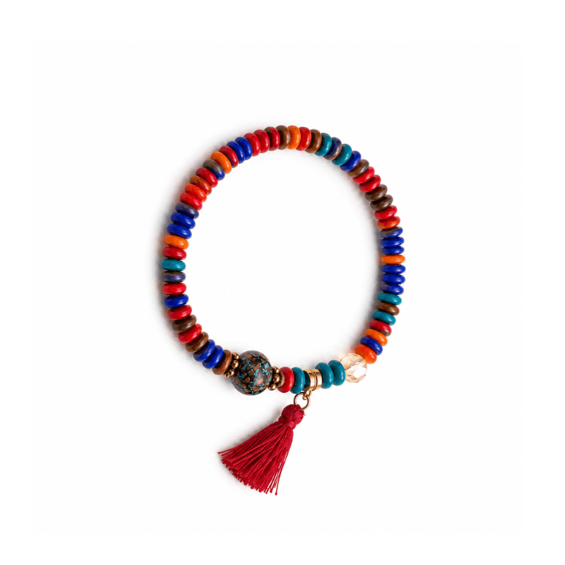 Color Pop Boho Tassel Bracelet
