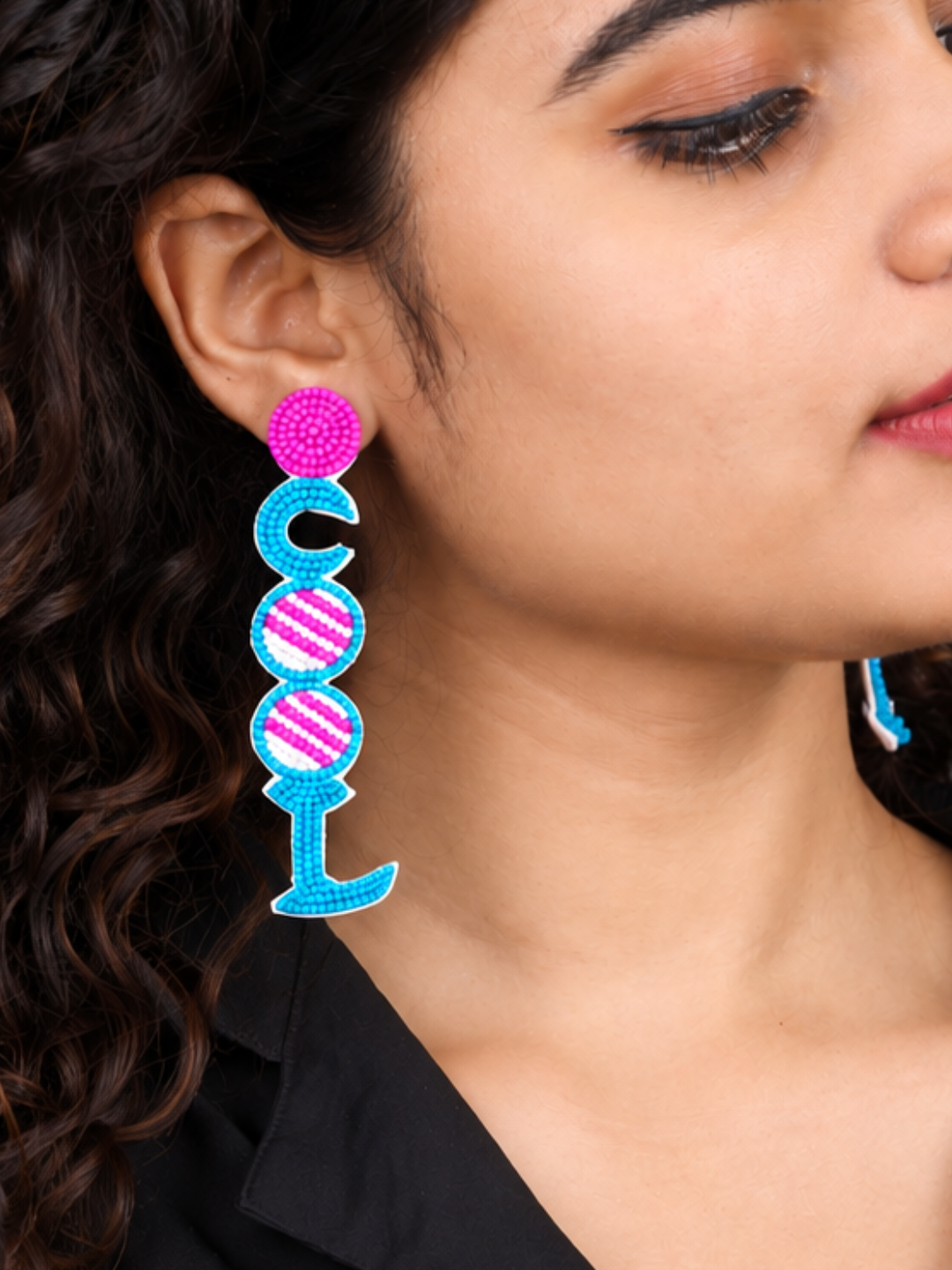 Cocktail Pop Beaded Earrings