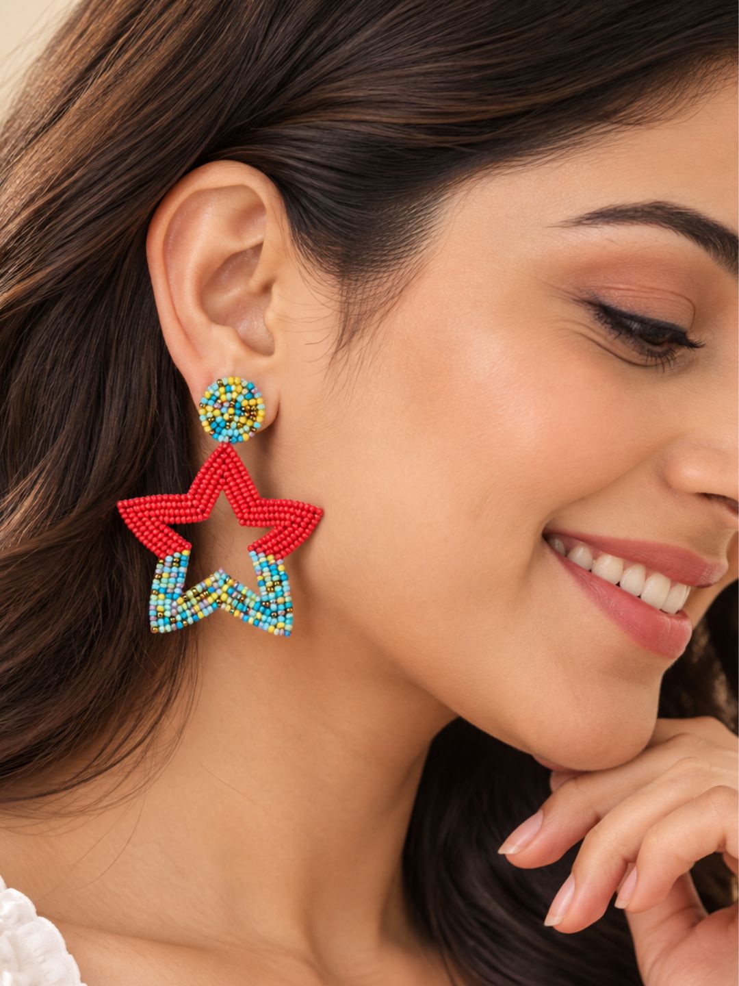 Color Pop Fiesta Star Earrings
