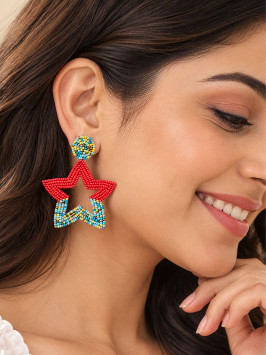 Color Pop Fiesta Star Earrings