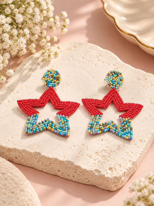 Color Pop Fiesta Star Earrings