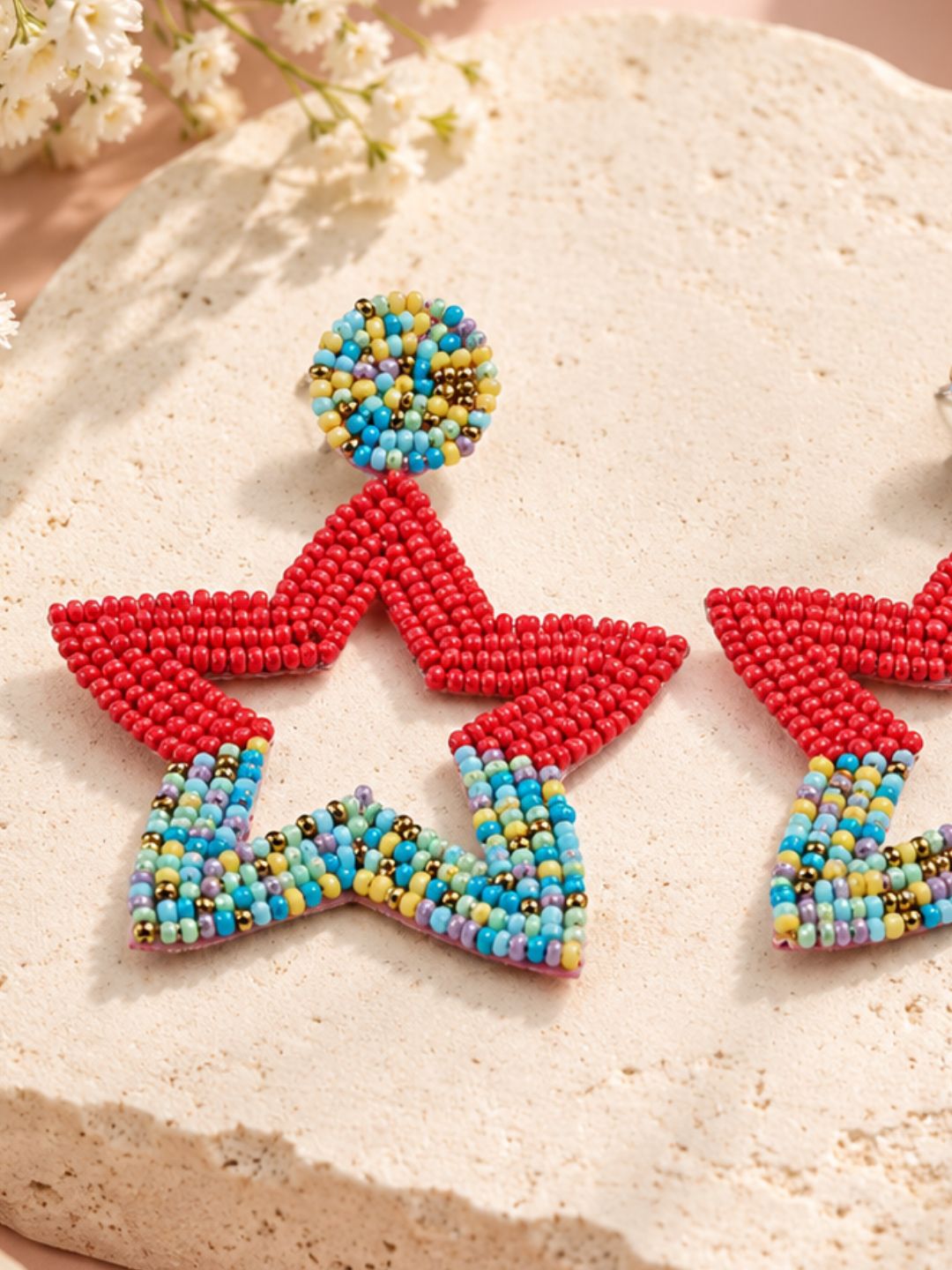 Color Pop Fiesta Star Earrings