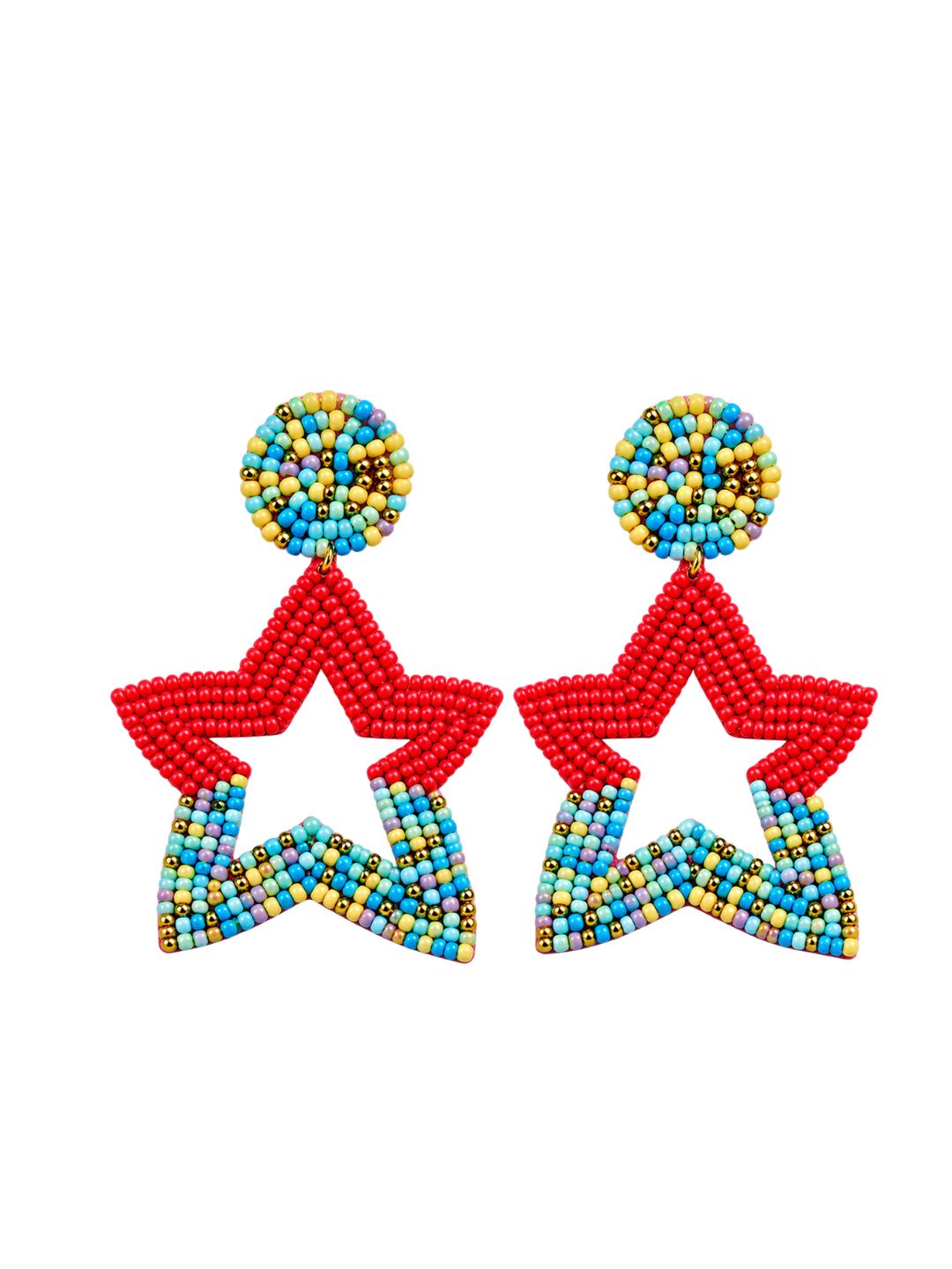 Color Pop Fiesta Star Earrings