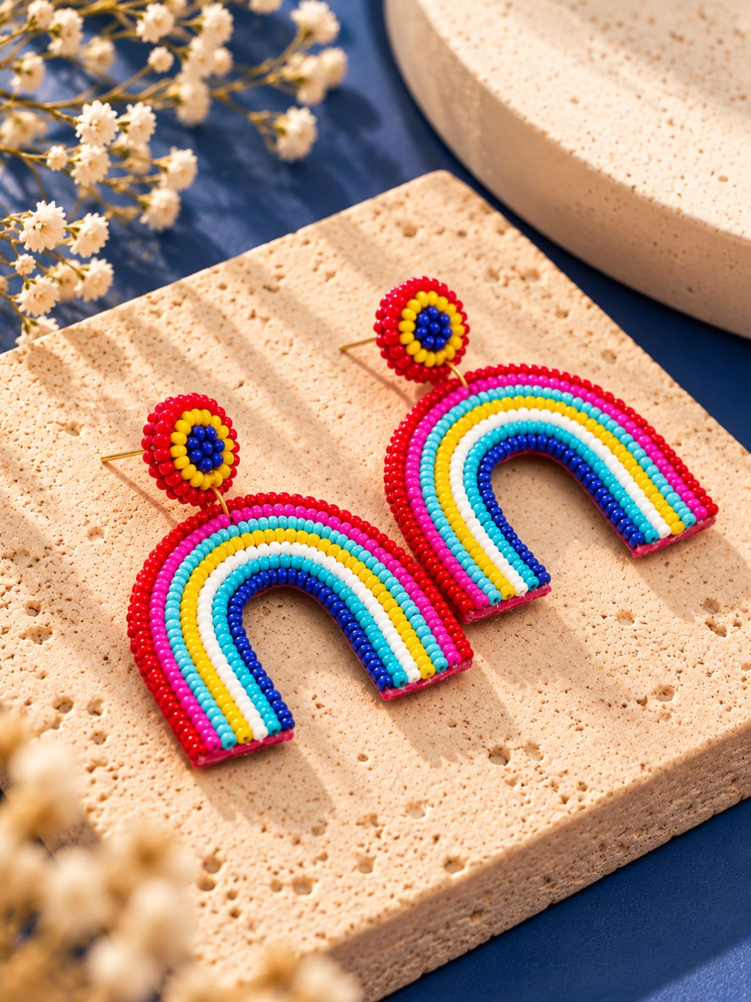 Color Pop Rainbow Arch Earrings