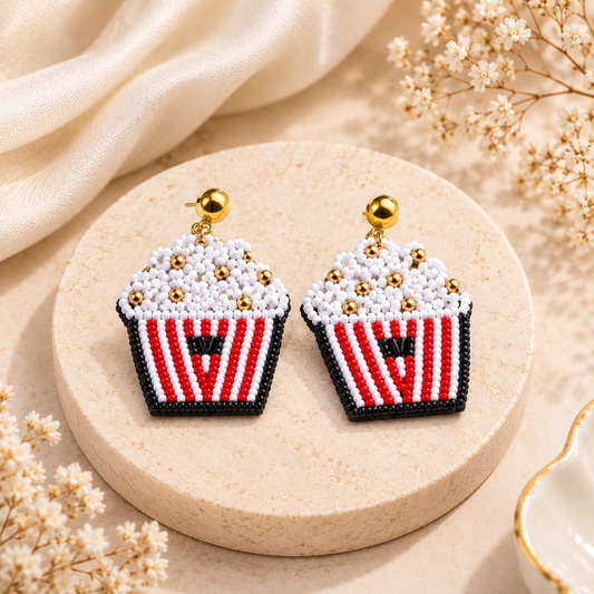 Color Pop Popcorn Earrings