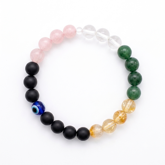 RIAS Wealth, Protection & Positive Energy Evil Eye Bracelet