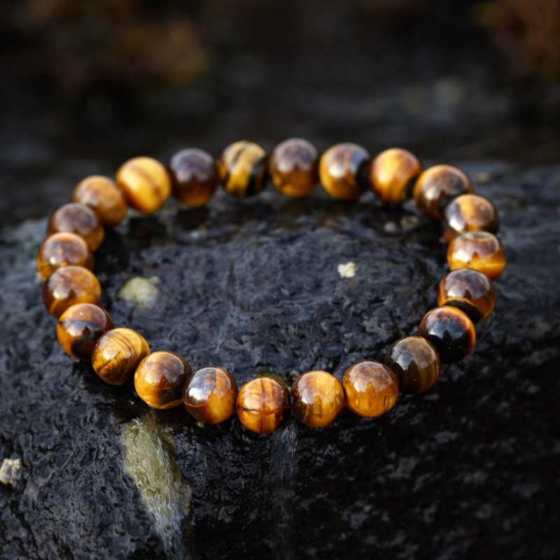 RIAS Valor – Tiger Eye Bracelet for Courage & Grounded Power